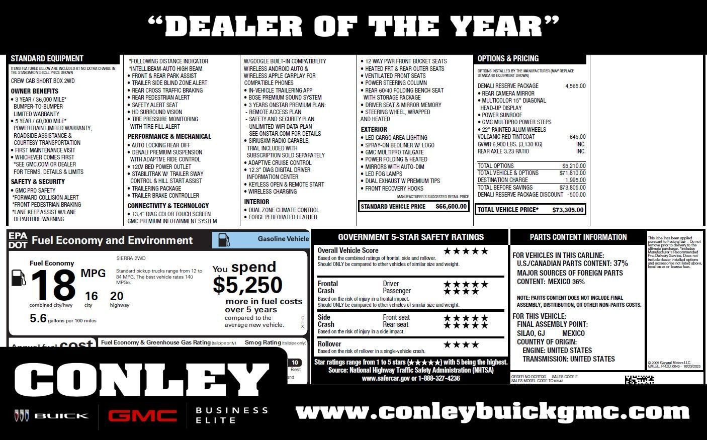 Used 2024 GMC Sierra 1500 Denali w/ Denali Reserve Package