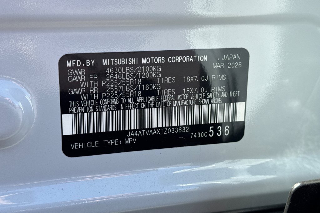 New 2026 Mitsubishi Eclipse Cross LE AWD/4WD image 30