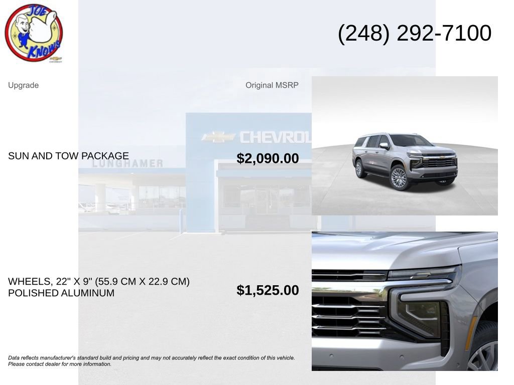 New 2026 Chevrolet Suburban Premier w/ Sun And Tow Package image 5