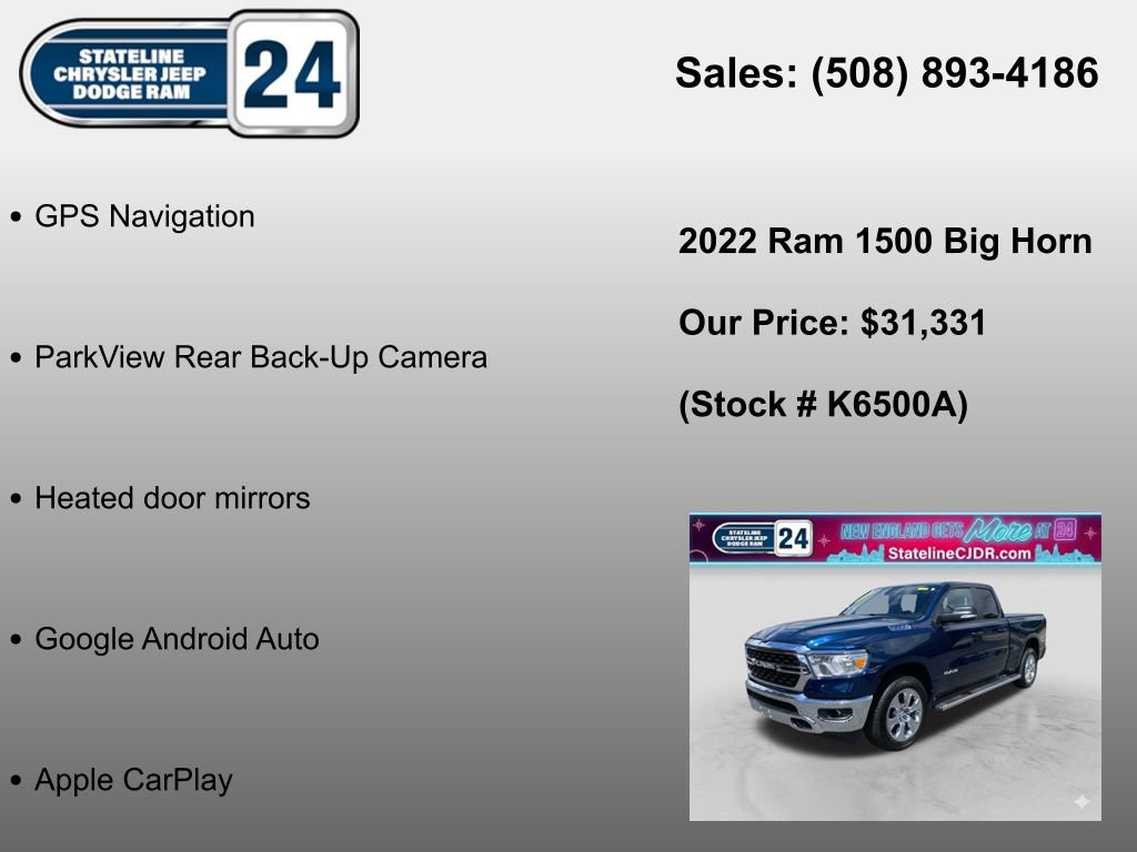 Used 2022 RAM 1500 Big Horn AWD/4WD image 6