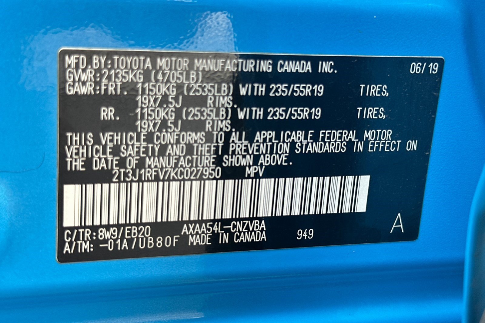 Used 2019 Toyota RAV4 Adventure AWD/4WD image 28
