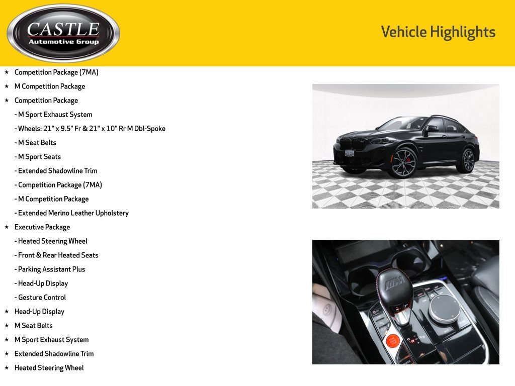 Used 2022 BMW X4 M w/ Competition Package image 4