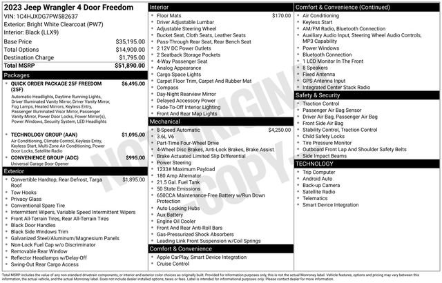 Used 2023 Jeep Wrangler Unlimited Sport image 7