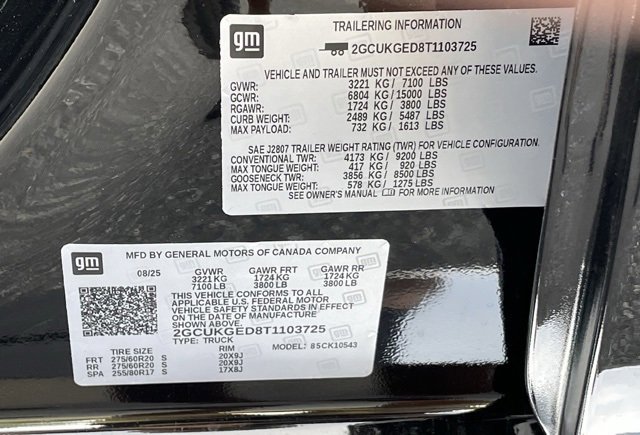 New 2026 Chevrolet Silverado 1500 LTZ w/ LTZ Premium Package image 15