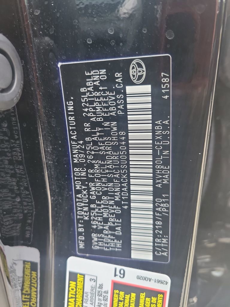 Certified 2025 Toyota Camry LE FWD image 36
