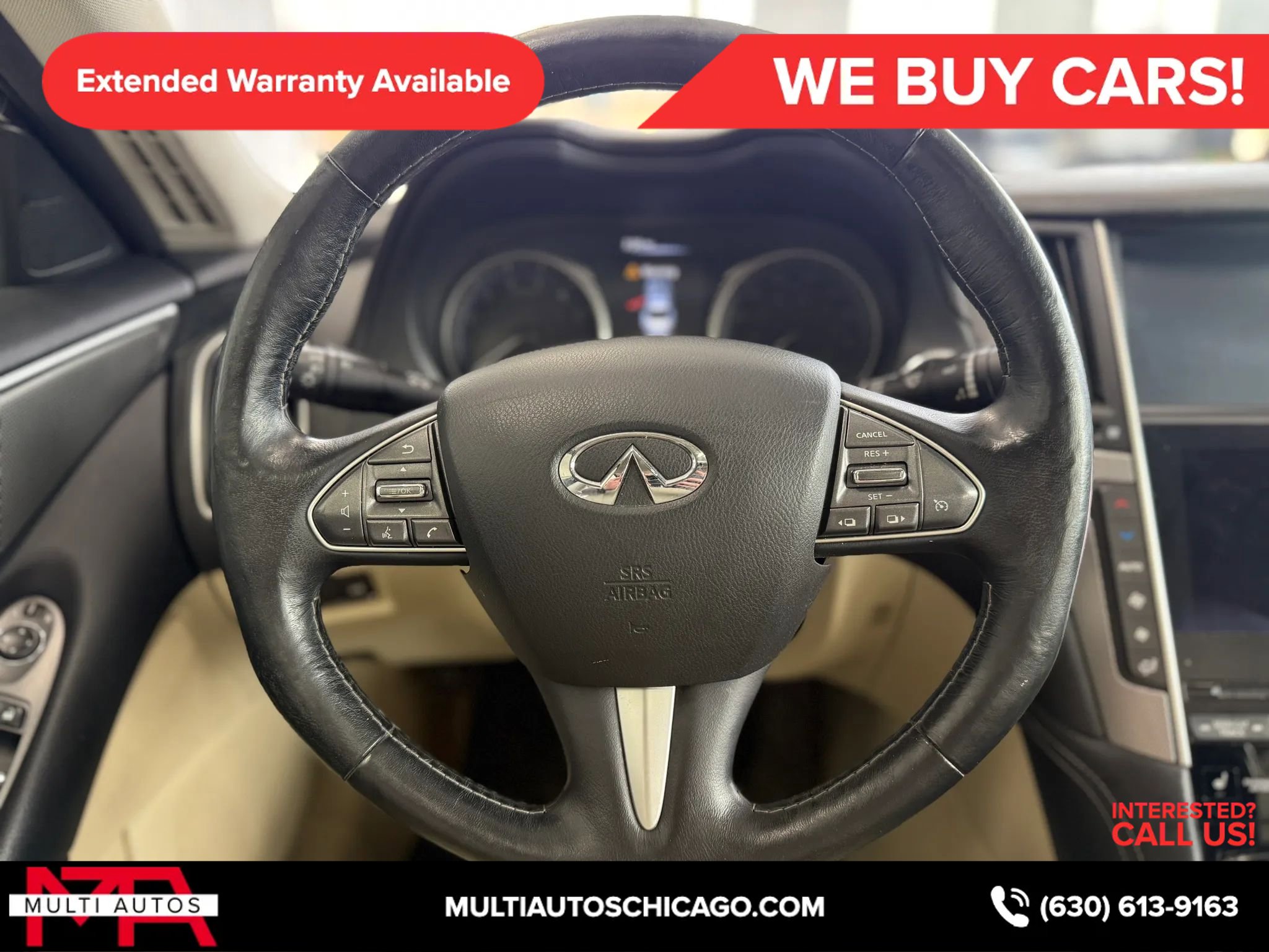 Used 2014 INFINITI Q50 Premium w/ Navigation Package AWD/4WD image 17