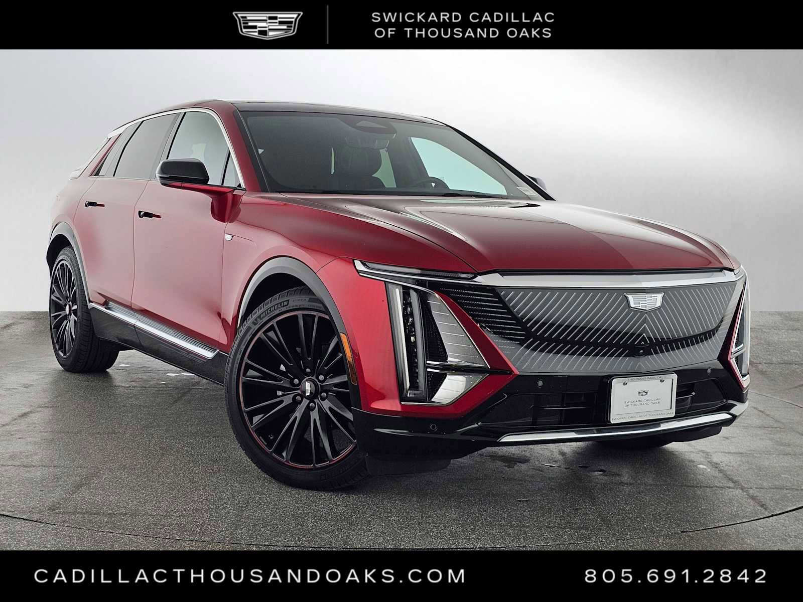 Used 2025 Cadillac Lyriq Luxury w/ LPO, Red Accent Package image 1