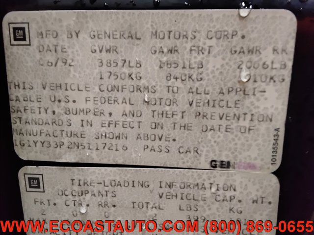 Used 1992 Chevrolet Corvette Convertible RWD image 16