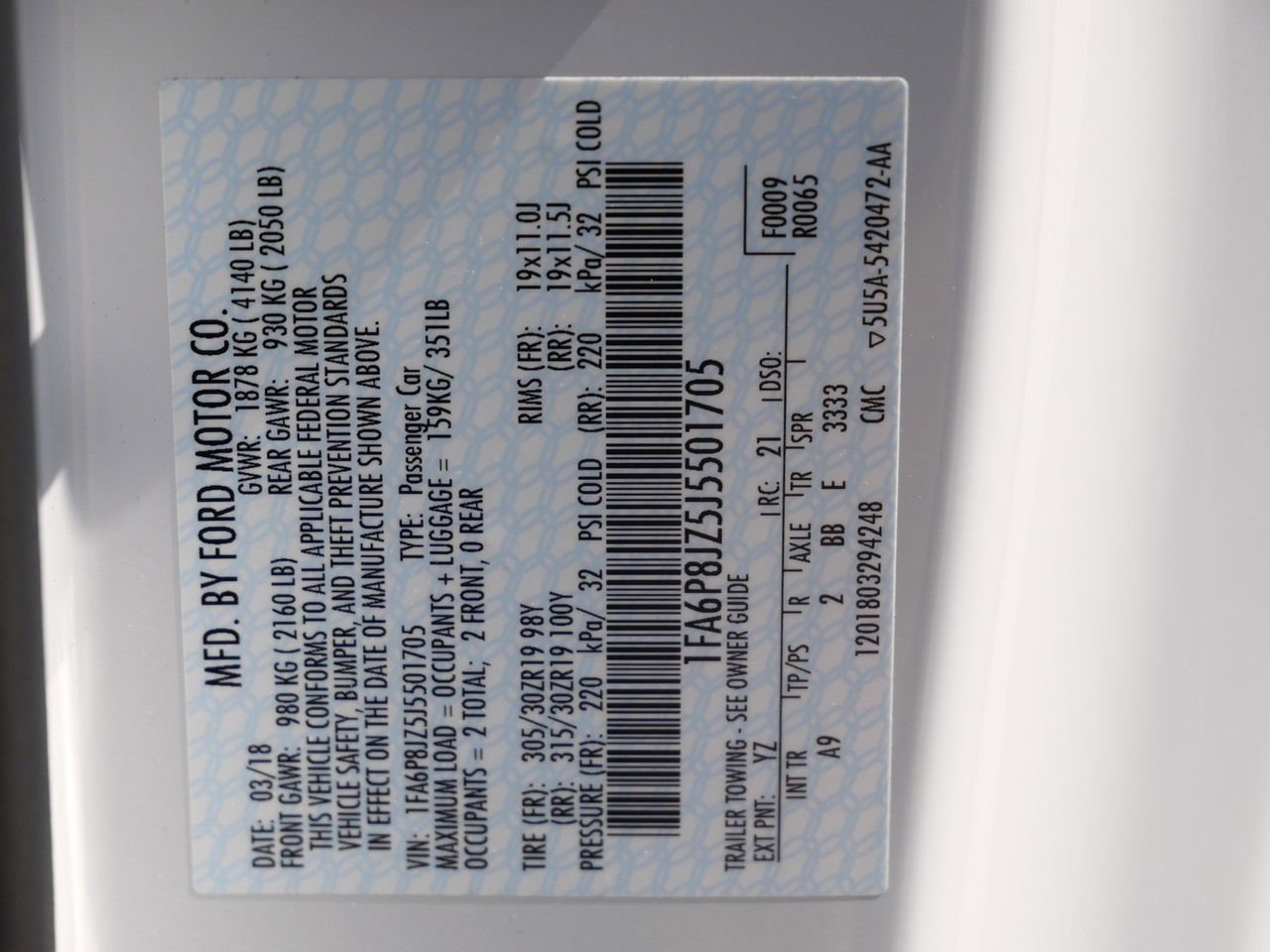 Used 2018 Ford Mustang Shelby GT350R w/ GT350R Equipment Group 920A image 31