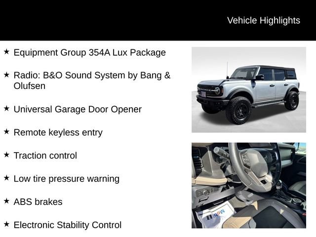 Used 2022 Ford Bronco Wildtrak AWD/4WD image 8