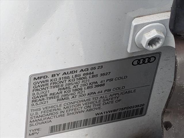 Certified 2023 Audi SQ7 Prestige w/ Prestige Package image 15