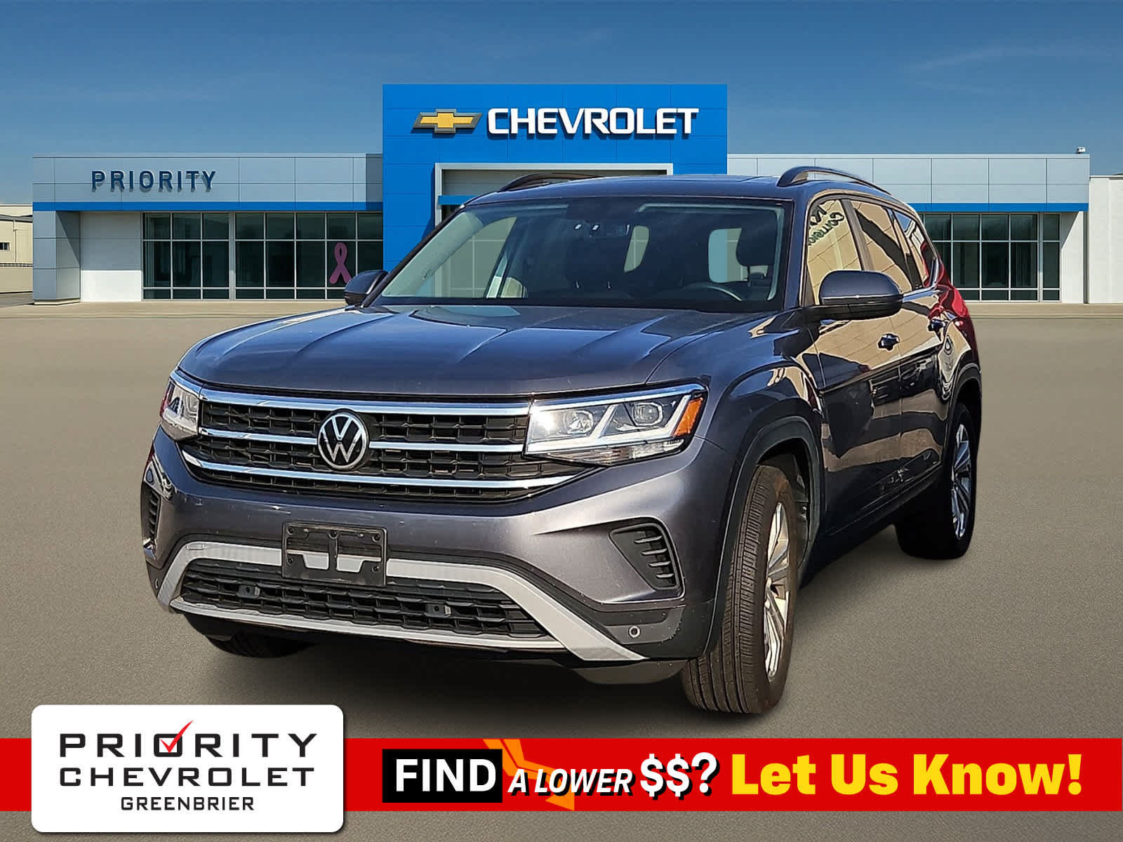 Used 2021 Volkswagen Atlas SE