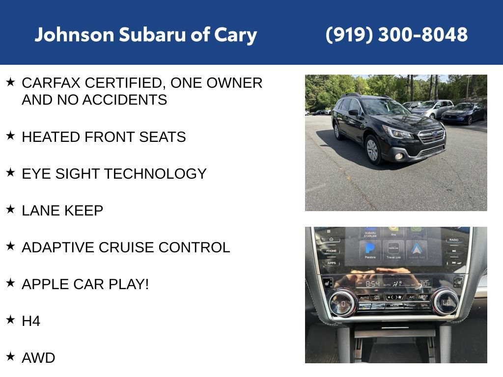 Used 2019 Subaru Outback 2.5i Premium AWD/4WD image 6