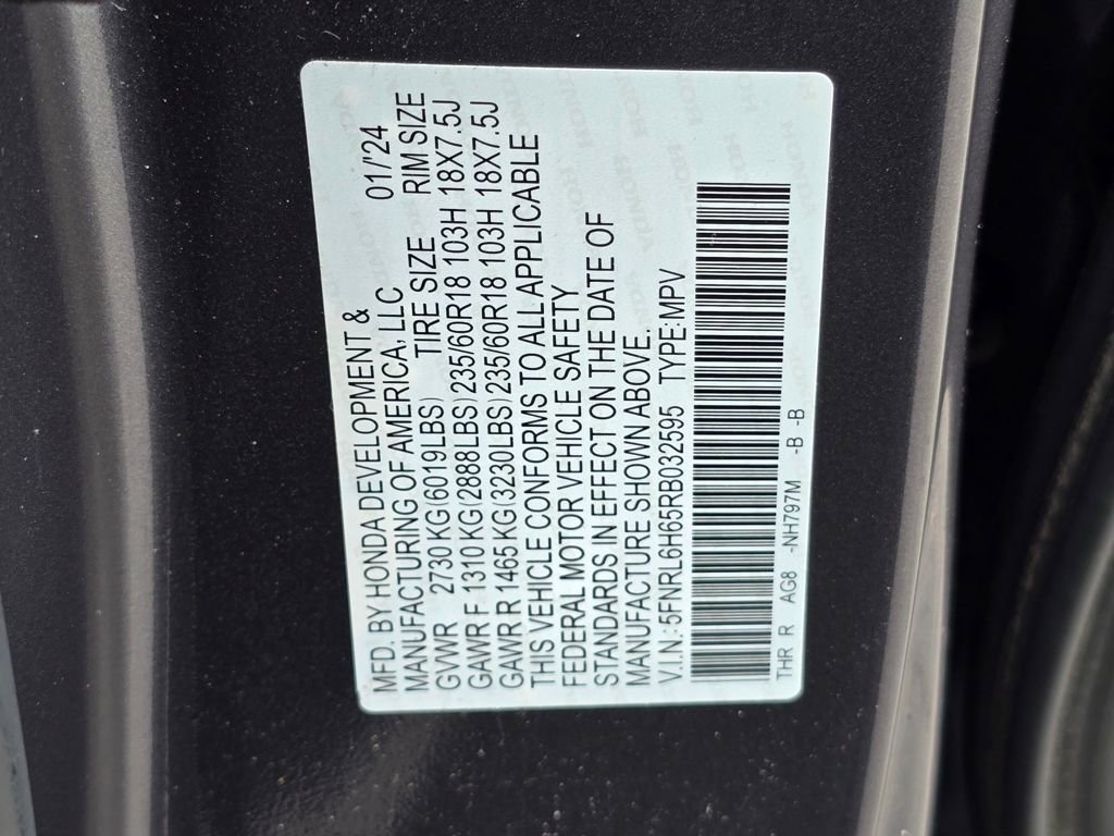 Used 2024 Honda Odyssey EX-L image 48