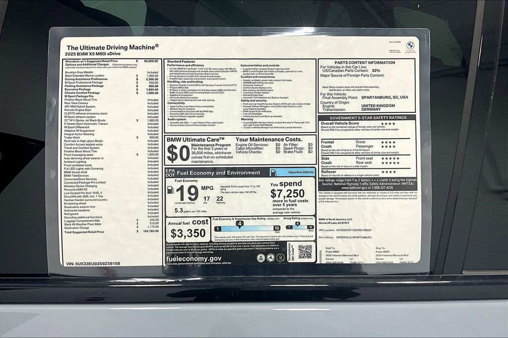 New 2025 BMW X5 M60i image 15