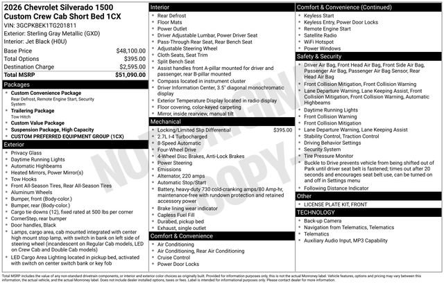 New 2026 Chevrolet Silverado 1500 Custom video 2