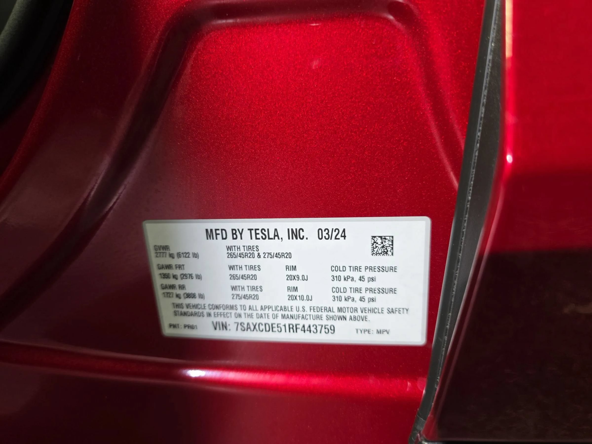 Used 2024 Tesla Model X AWD/4WD image 14