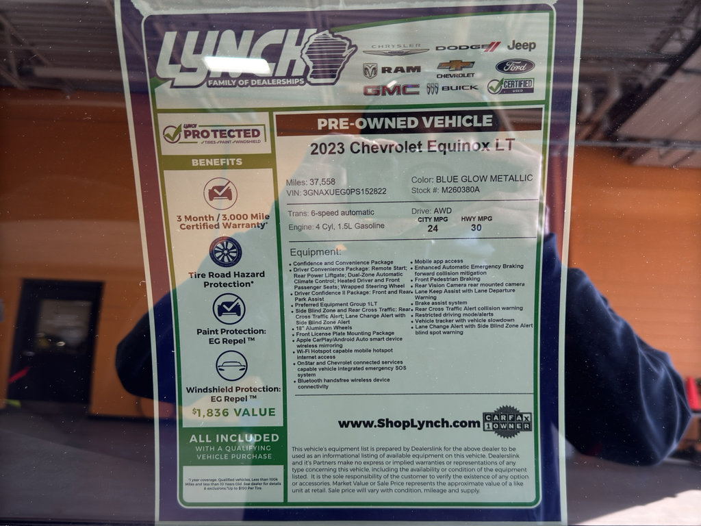 Used 2023 Chevrolet Equinox LT image 39