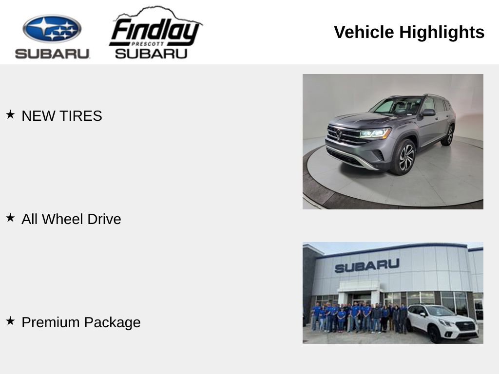 Used 2021 Volkswagen Atlas SEL Premium image 2