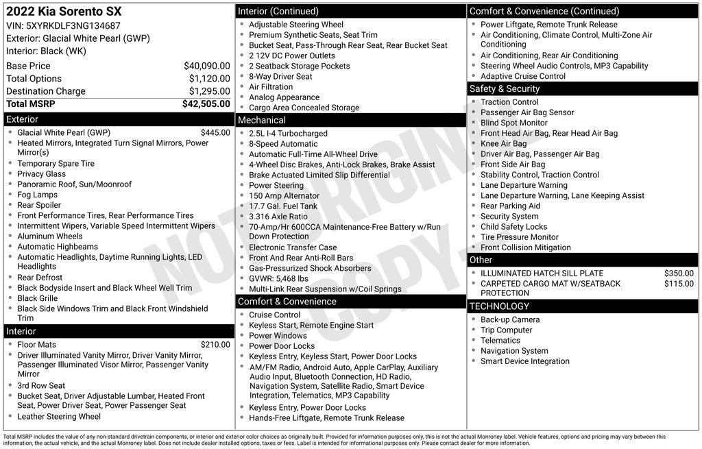 Used 2022 Kia Sorento SX image 26