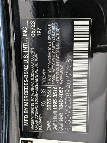 Certified 2023 Mercedes-Benz EQS 450+ 4MATIC SUV image 25