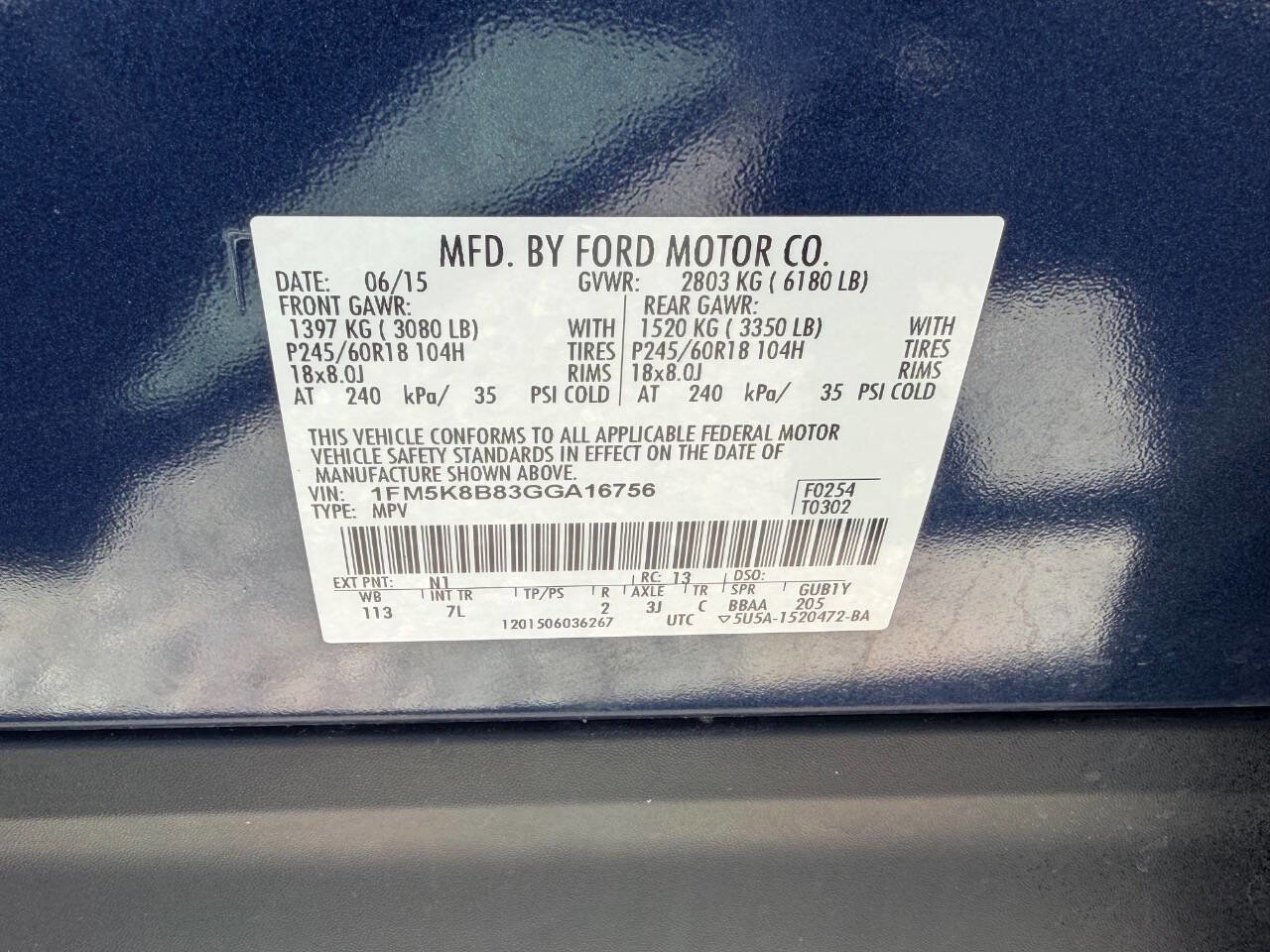 Used 2016 Ford Explorer 4WD image 14