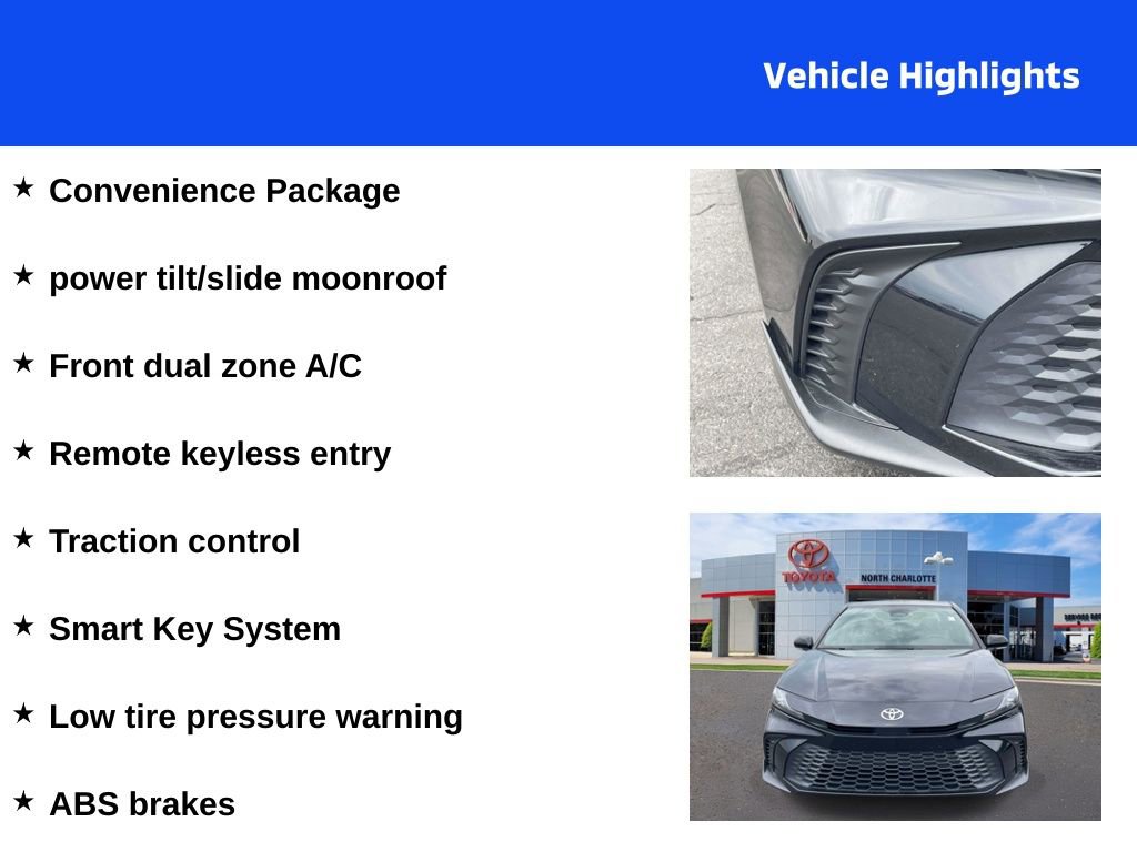Used 2025 Toyota Camry SE FWD image 4