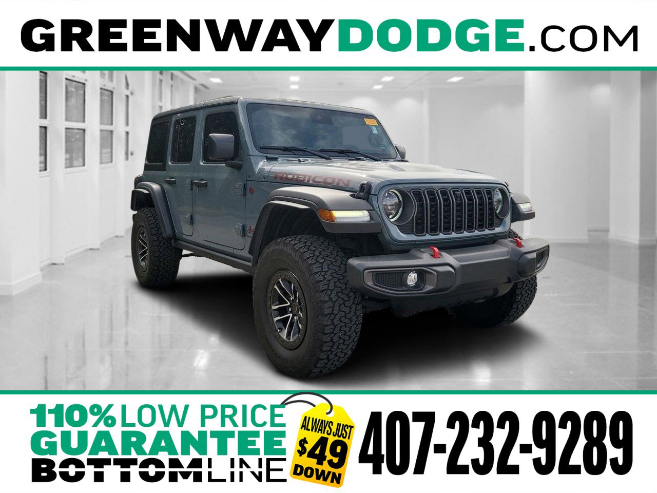 Used 2024 Jeep Wrangler Unlimited Rubicon w/ XTREMEE 35" Tire Package