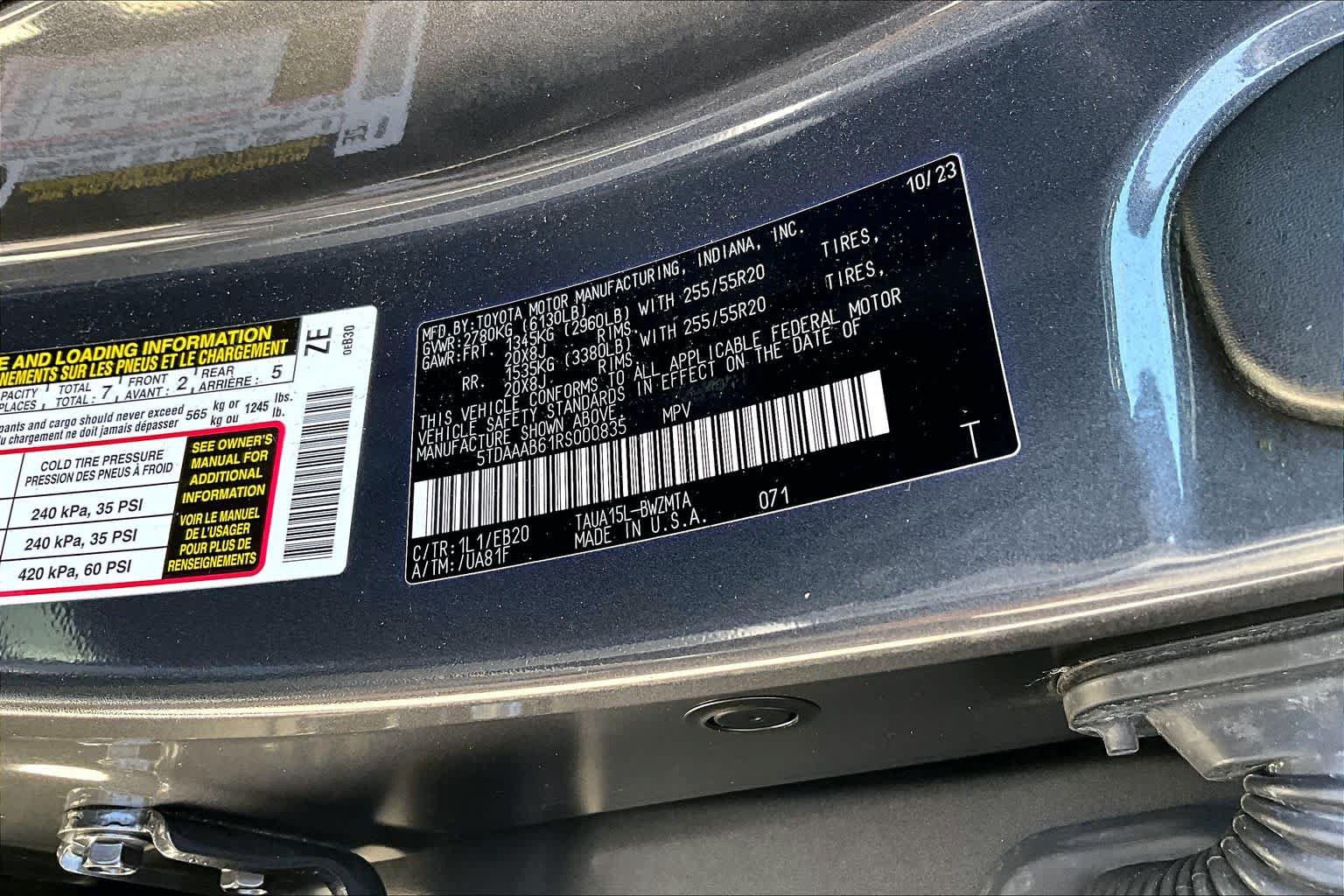 Certified 2024 Lexus TX 350 AWD w/ Technology Package image 71