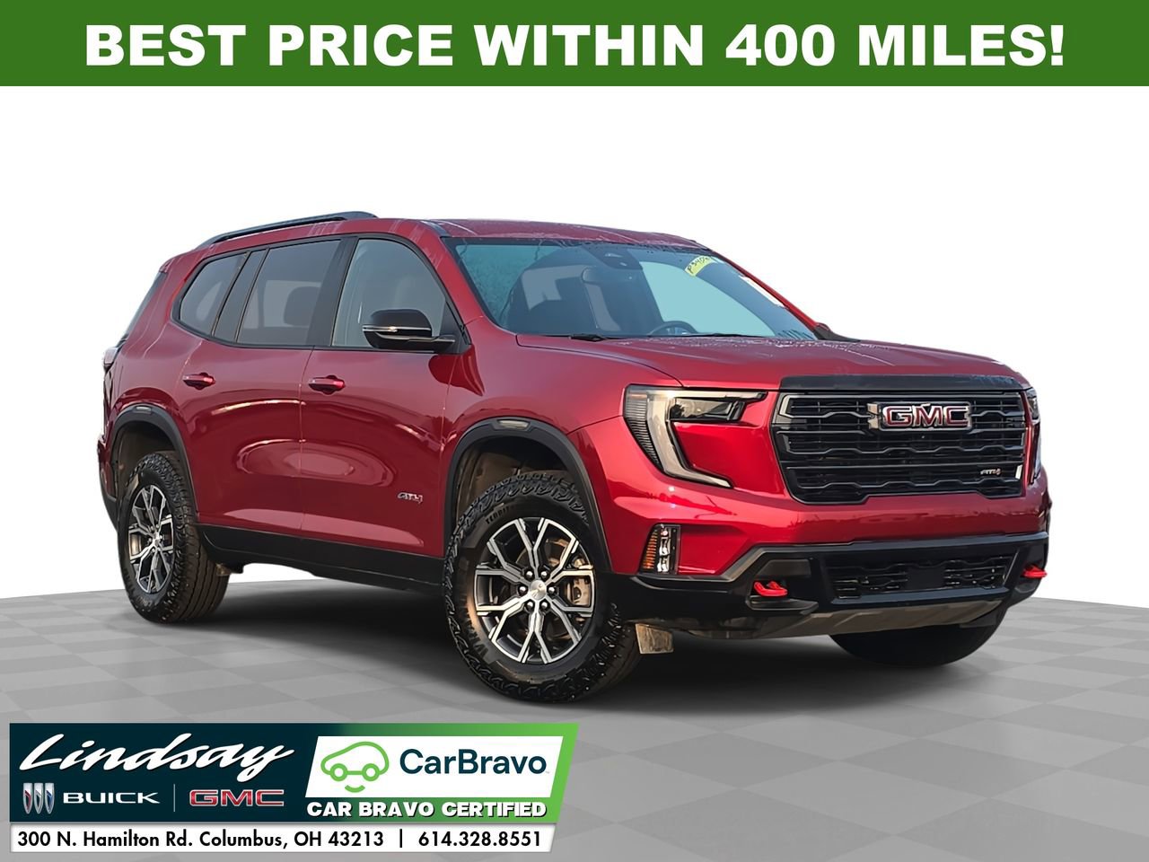 Certified 2024 GMC Acadia AT4 w/ LPO, Floor Liner Package image 1