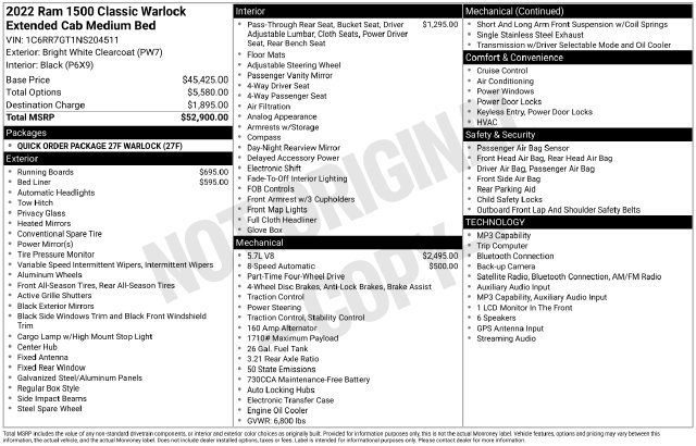 Used 2022 RAM 1500 Warlock AWD/4WD image 48