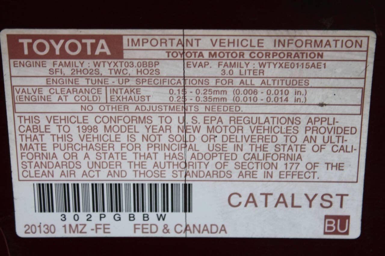 Used 1998 Toyota Sienna LE FWD image 13