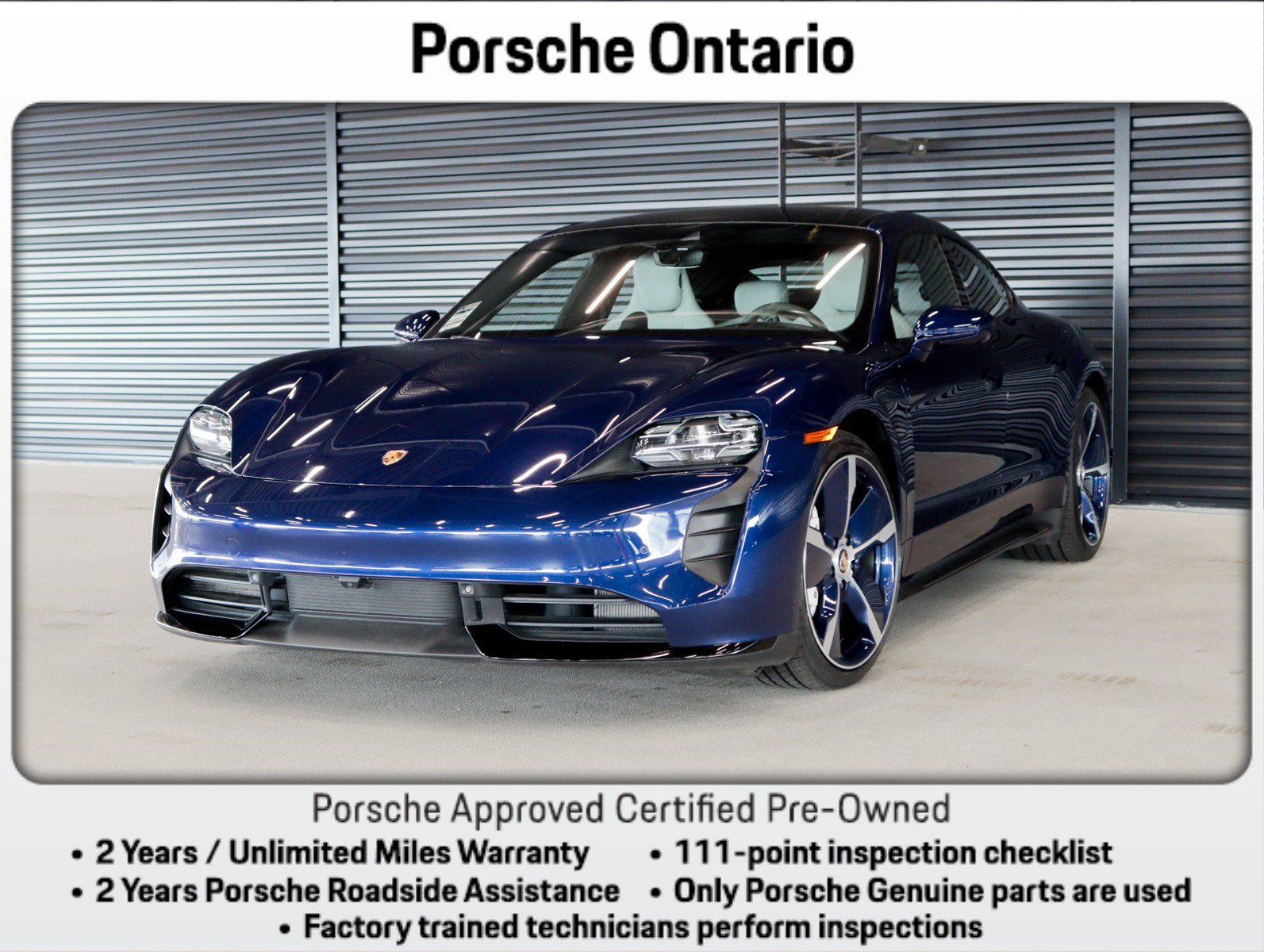 Certified 2021 Porsche Taycan Turbo