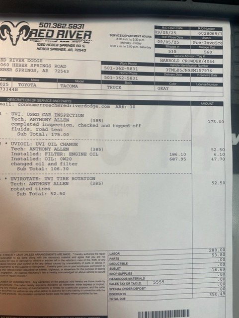 Used 2025 Toyota Tacoma SR5 image 30