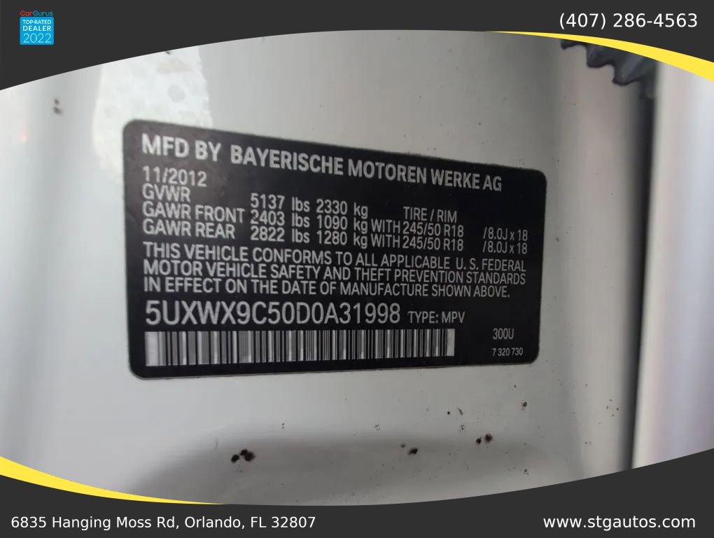 Used 2013 BMW X3 xDrive28i image 35