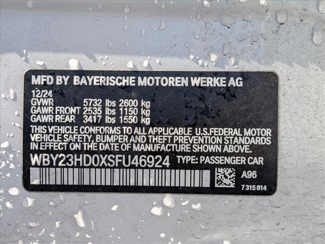 Certified 2025 BMW i4 eDrive40 w/ Parking Assistance Package RWD image 21