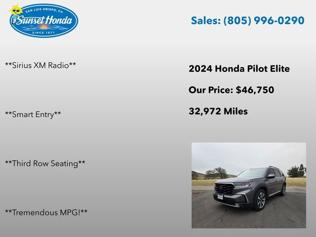 Certified 2024 Honda Pilot Elite image 24