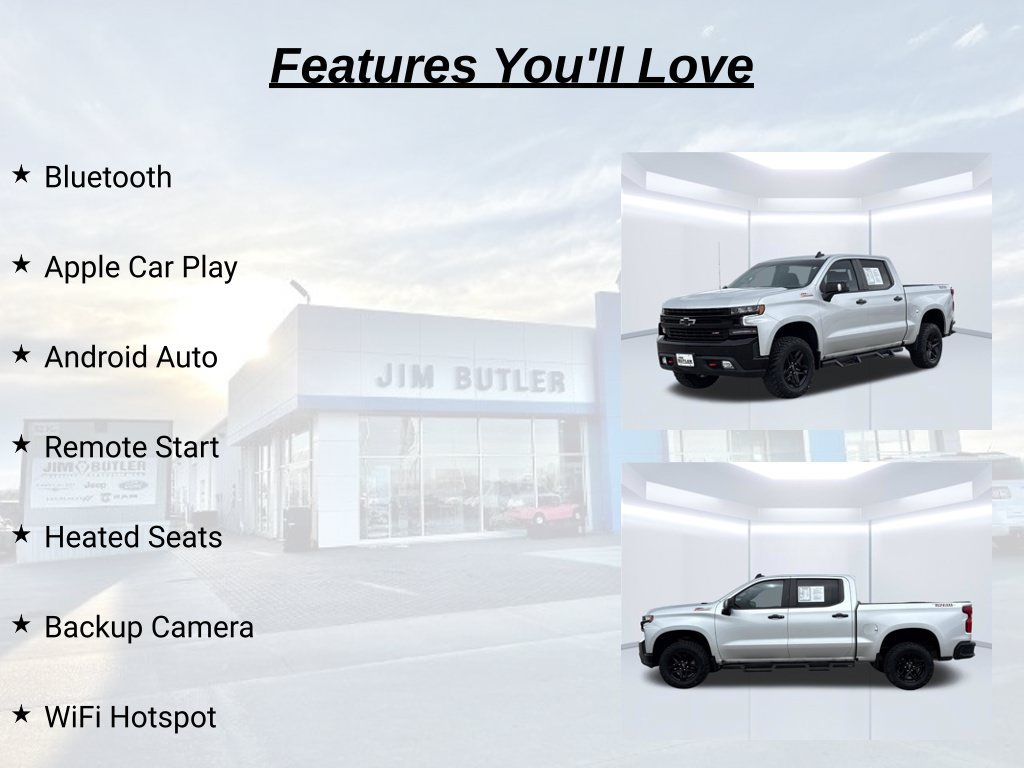 Used 2021 Chevrolet Silverado 1500 LT Trail Boss w/ Convenience Package II AWD/4WD image 10
