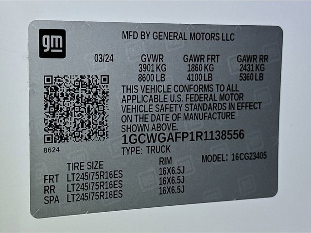 Used 2024 Chevrolet Express 2500 w/ Driver Convenience Package image 26