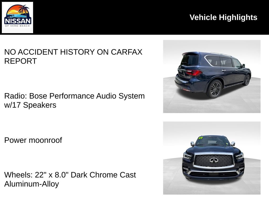Used 2023 INFINITI QX80 Sensory w/ Cargo Package AWD/4WD image 19