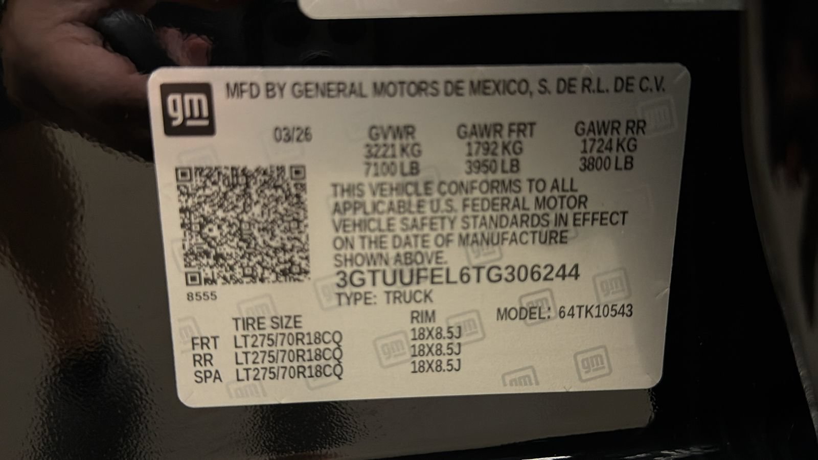 Used 2026 GMC Sierra 1500 AT4X AWD/4WD image 45