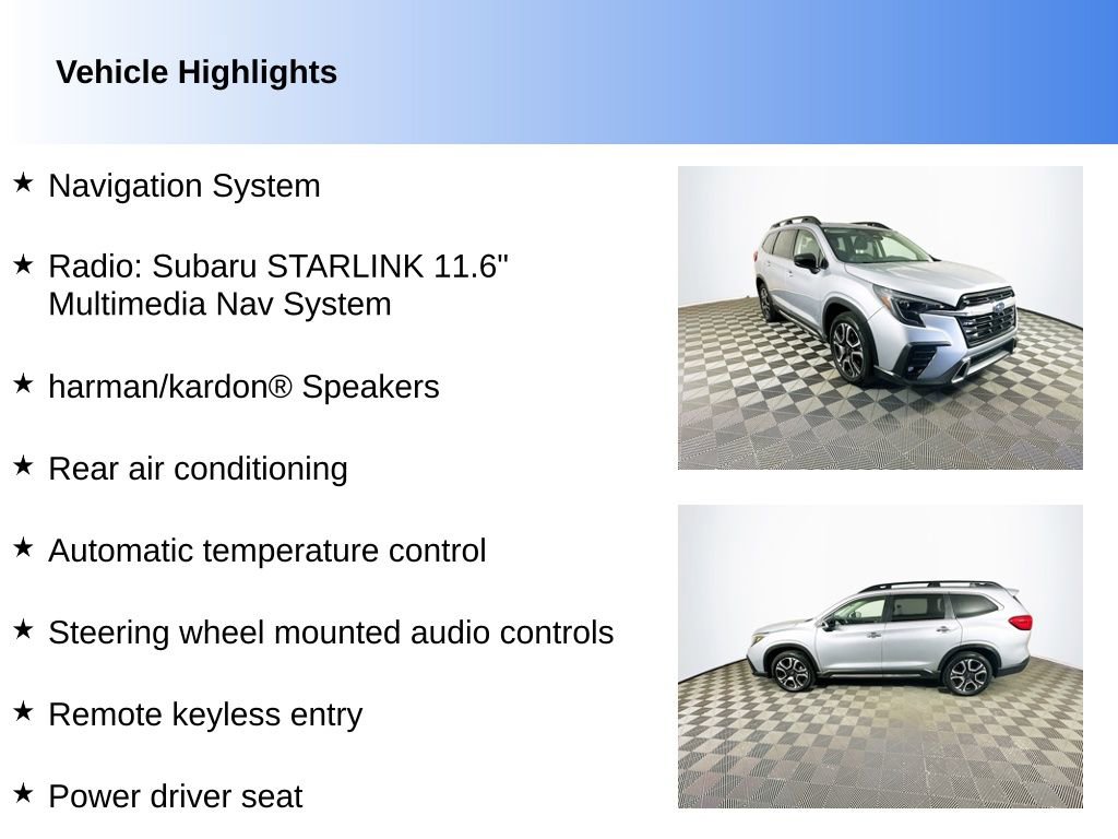 Used 2024 Subaru Ascent Touring AWD/4WD video 2