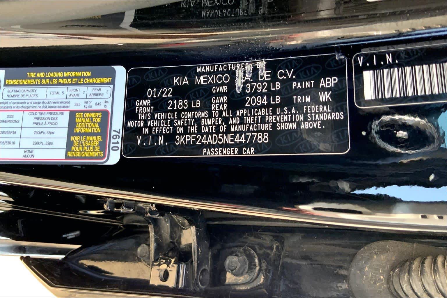 Used 2022 Kia Forte LXS FWD image 34