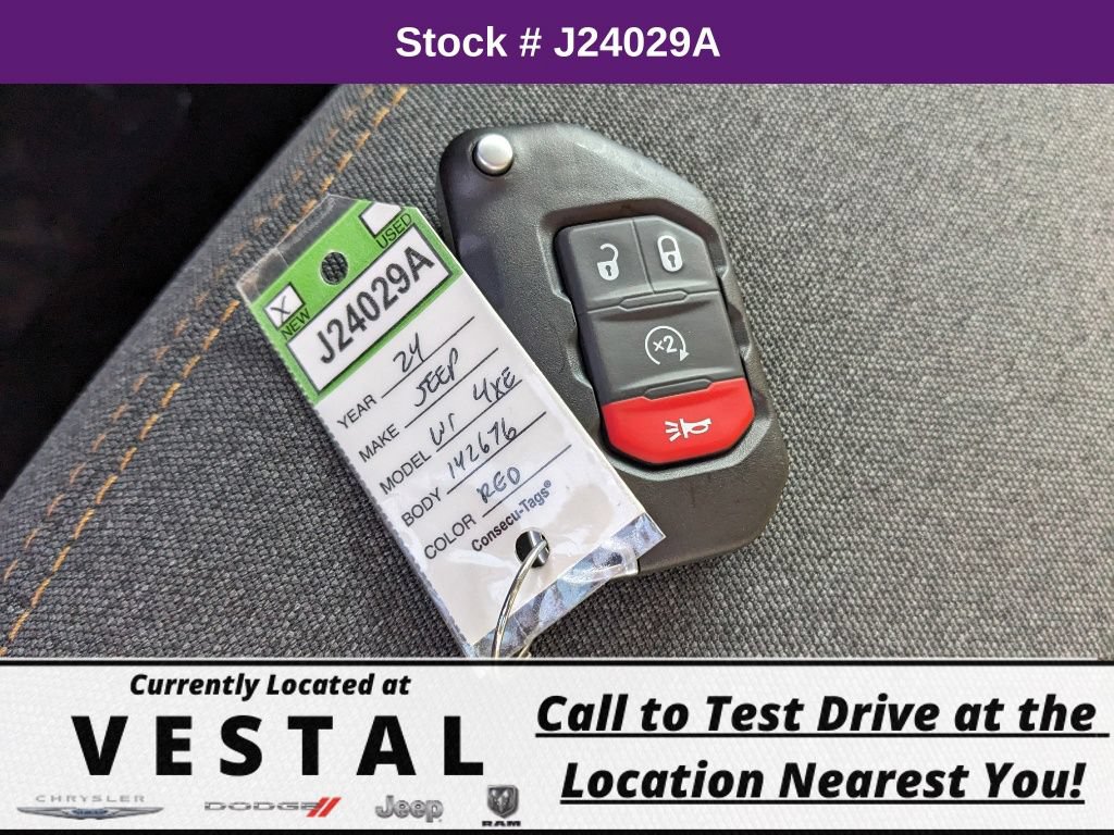 New 2024 Jeep Wrangler Unlimited w/ Convenience Group AWD/4WD image 35