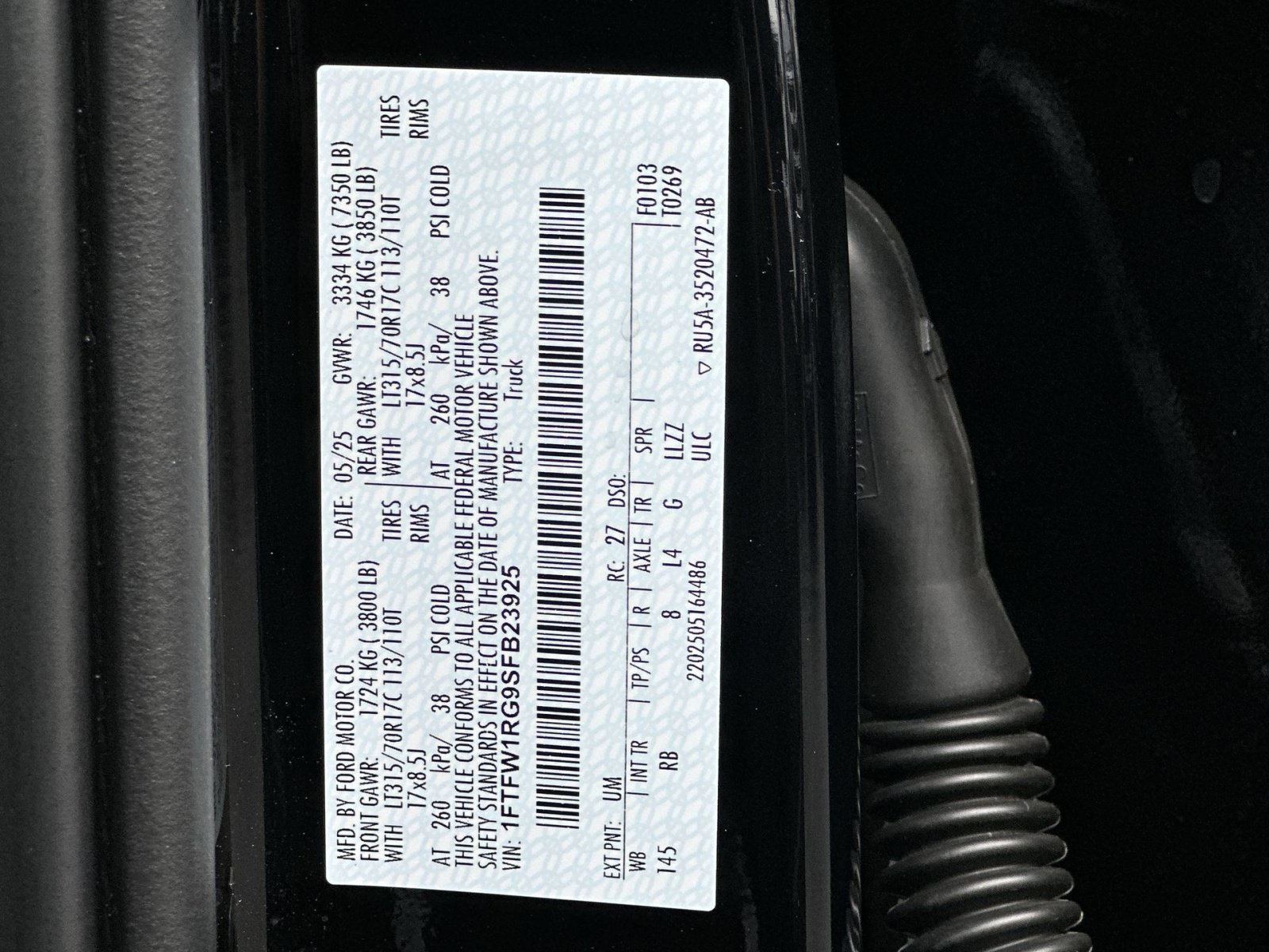 Certified 2025 Ford F150 Raptor AWD/4WD image 30