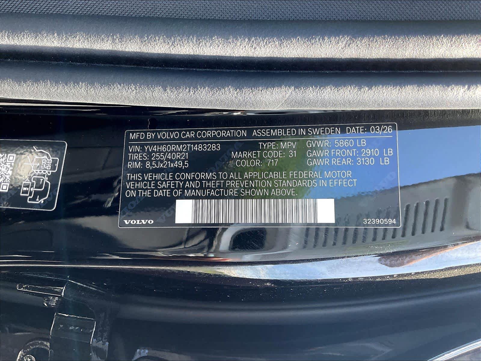 New 2026 Volvo XC60 T8 Ultra w/ Climate Package AWD/4WD image 35