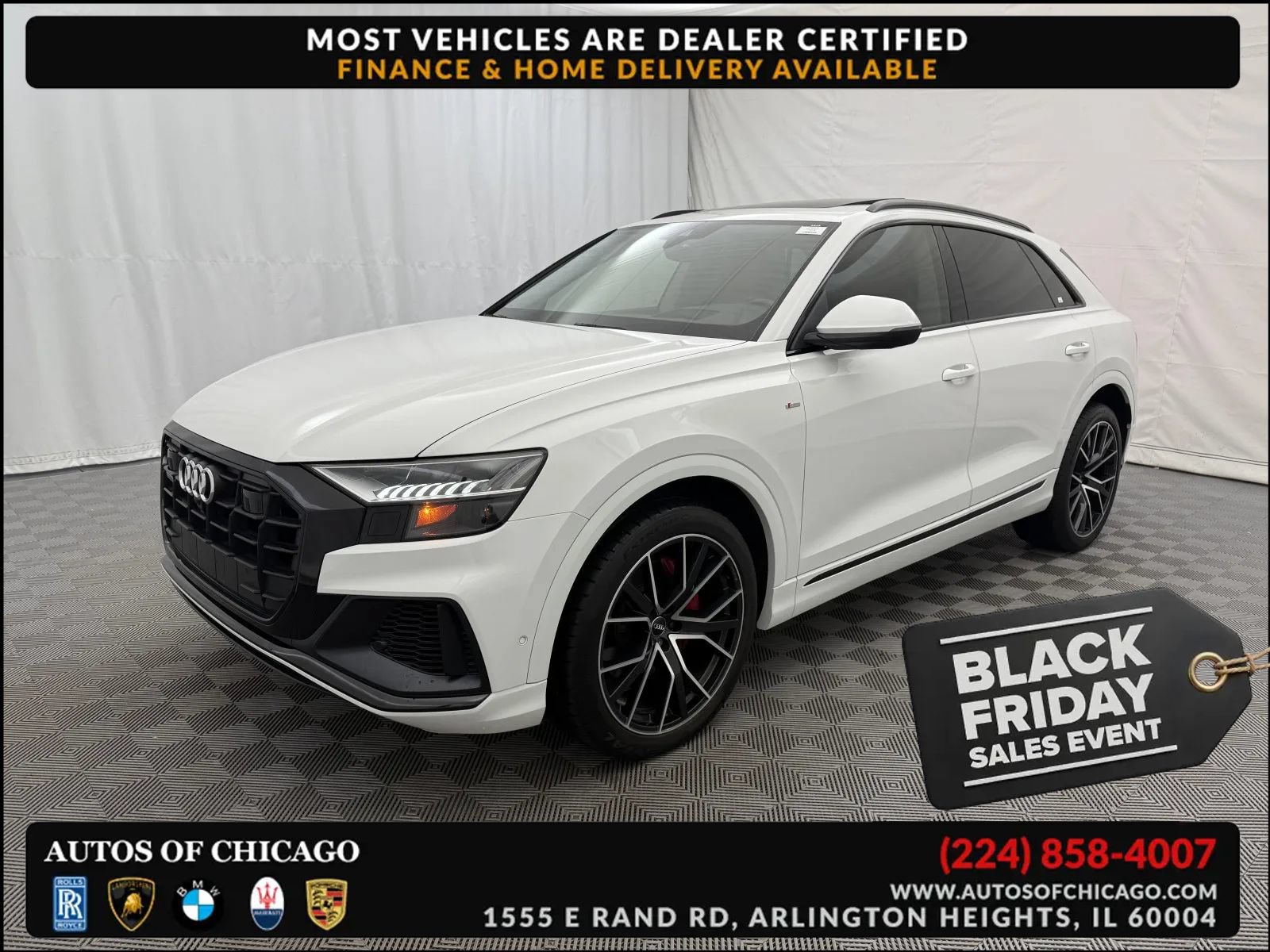 Used 2019 Audi Q8 Prestige w/ Adaptive Chassis Package AWD/4WD image 1