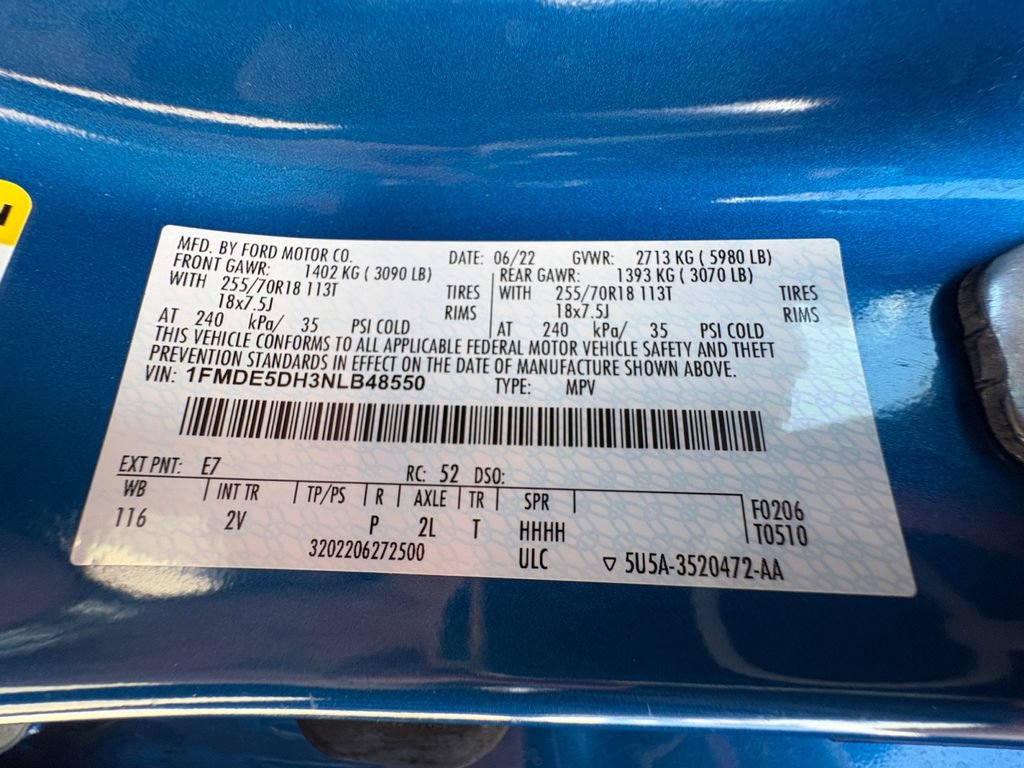 Certified 2022 Ford Bronco Outer Banks AWD/4WD image 25