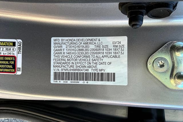 Used 2024 Honda Odyssey EX-L image 19