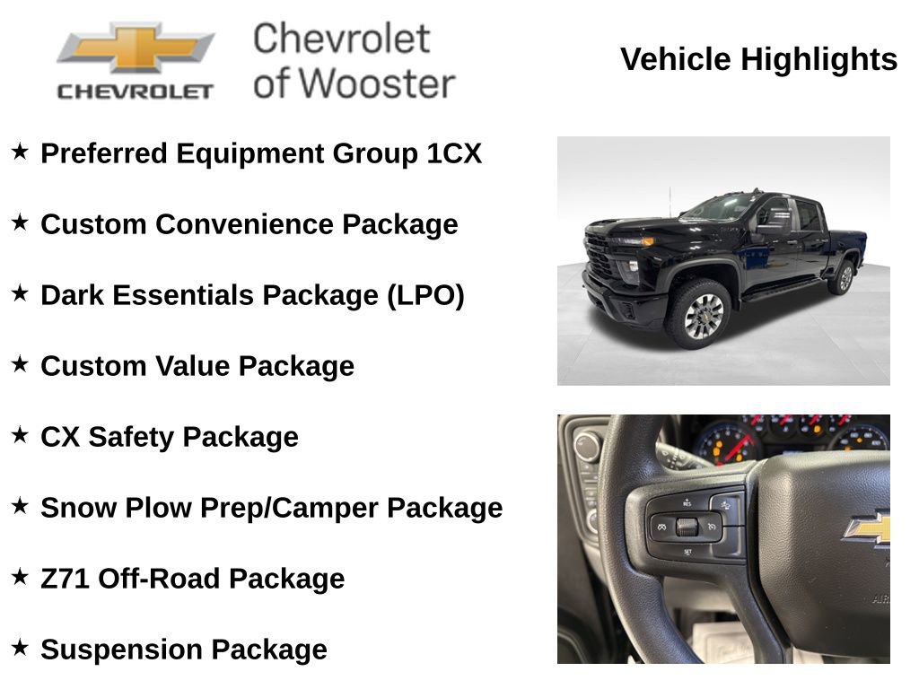 Used 2024 Chevrolet Silverado 2500 Custom w/ Custom Value Package AWD/4WD image 2